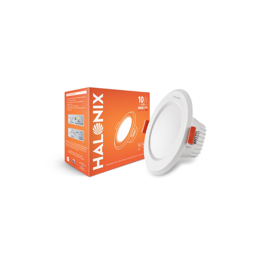 1 Halonix Kornet Max Recessed Downlighter, 5.5W to 12W