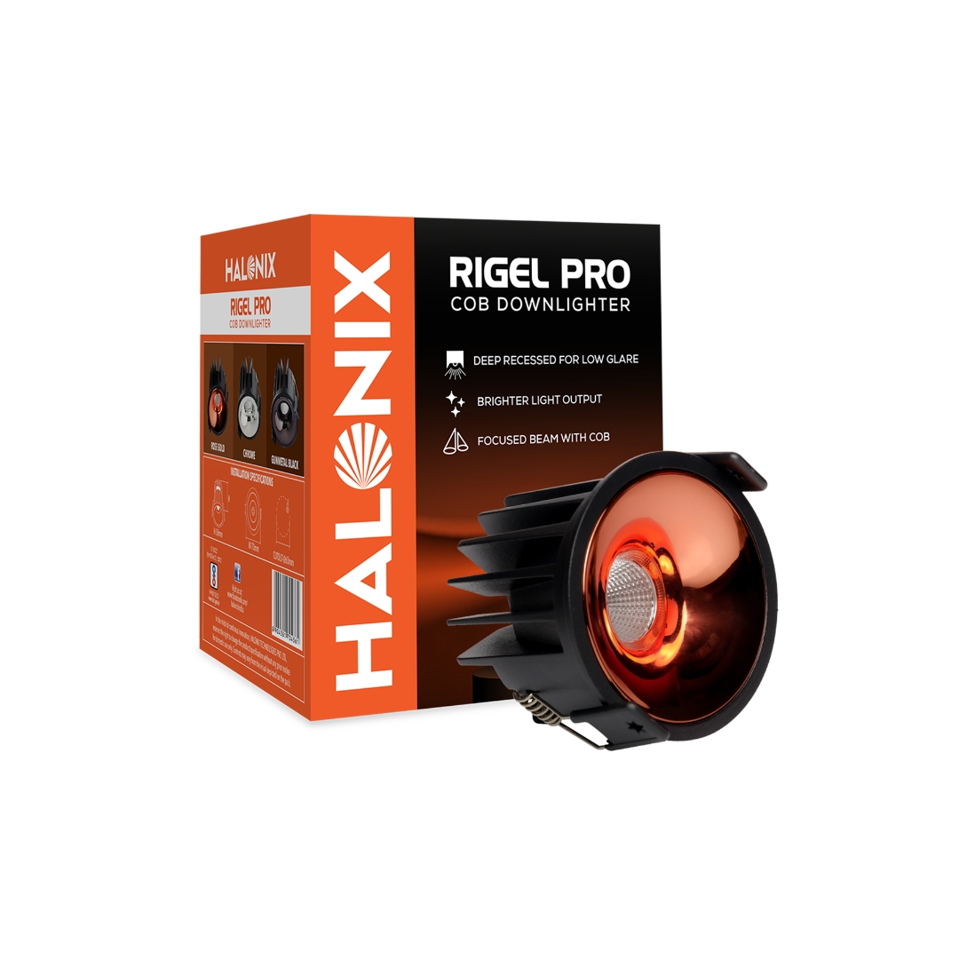 1 Halonix Rigel Pro COB Downlighter, 7W, 12W and 18W